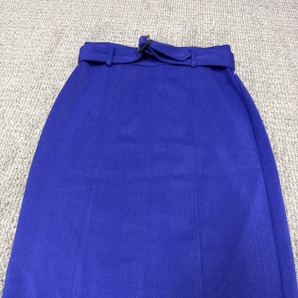 Ann Taylor Skirt Purple Belted Women’s Size 0 Petite NWT - Picture 7 of 11